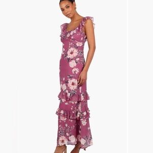 NWT Petal & Pup Irelynn Ruffle Convertible Floral Maxi Dress XS
